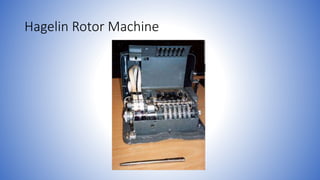 Hagelin Rotor Machine
 