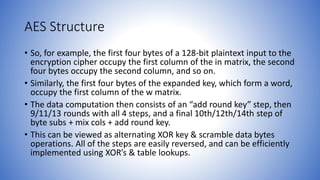Information and network security 24 advanced encryption standard aes | PPT