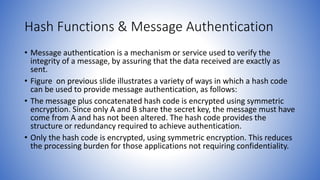 Information and network security 37 hash functions and message ...