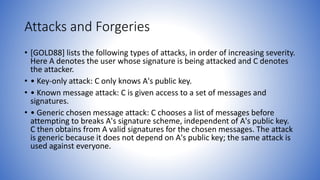 Information and network security 43 digital signatures | PPTX