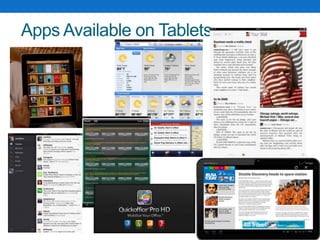 Apps Available on Tablets