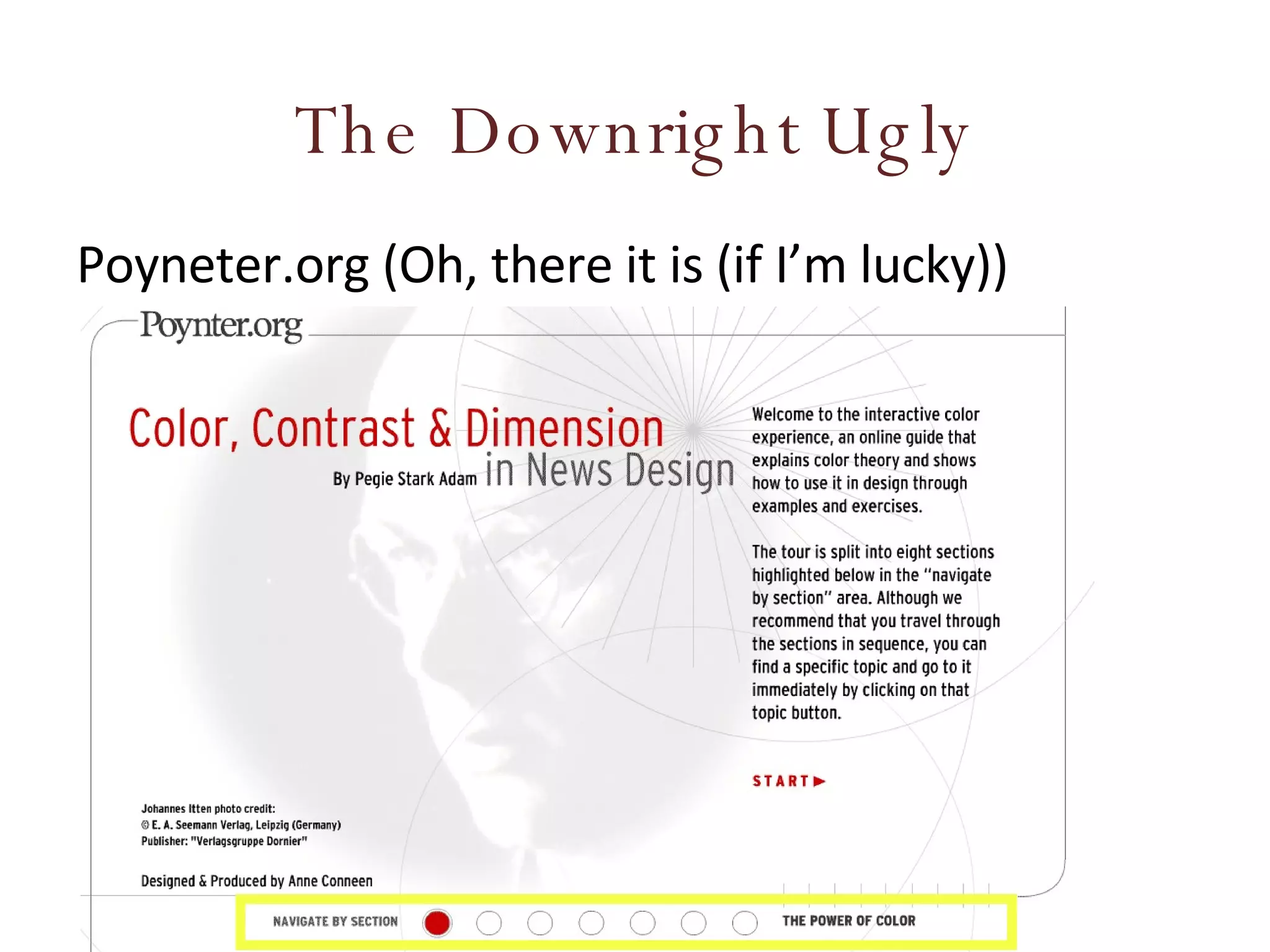 The Downright Ugly Poyneter.org (Oh, there it is (if I’m lucky)) 
