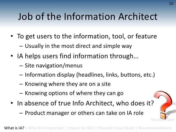 information architect