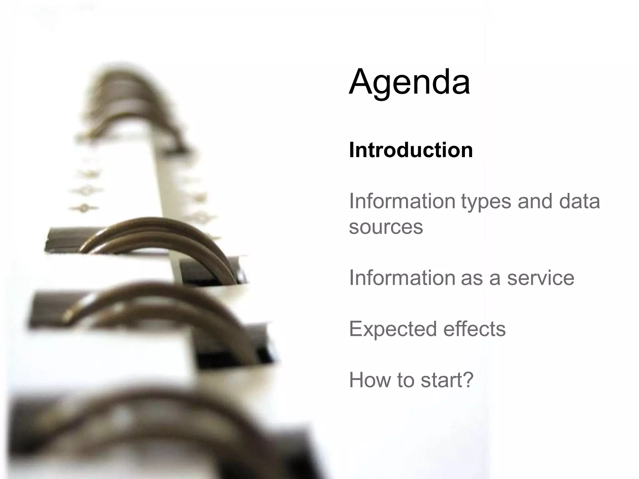 Information As A Service – The Key To The Correct Decisions At The Right Time