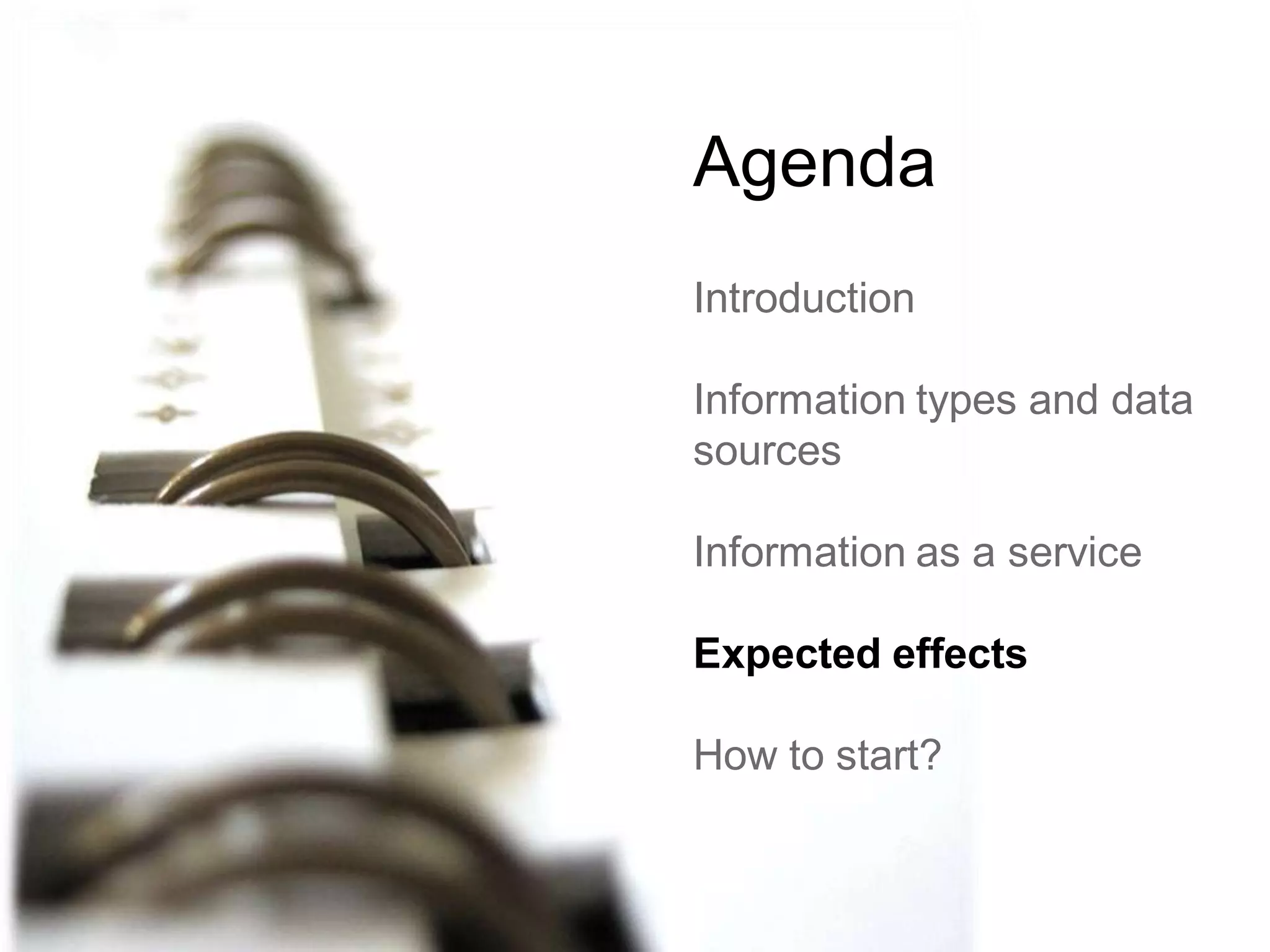 Information As A Service – The Key To The Correct Decisions At The Right Time