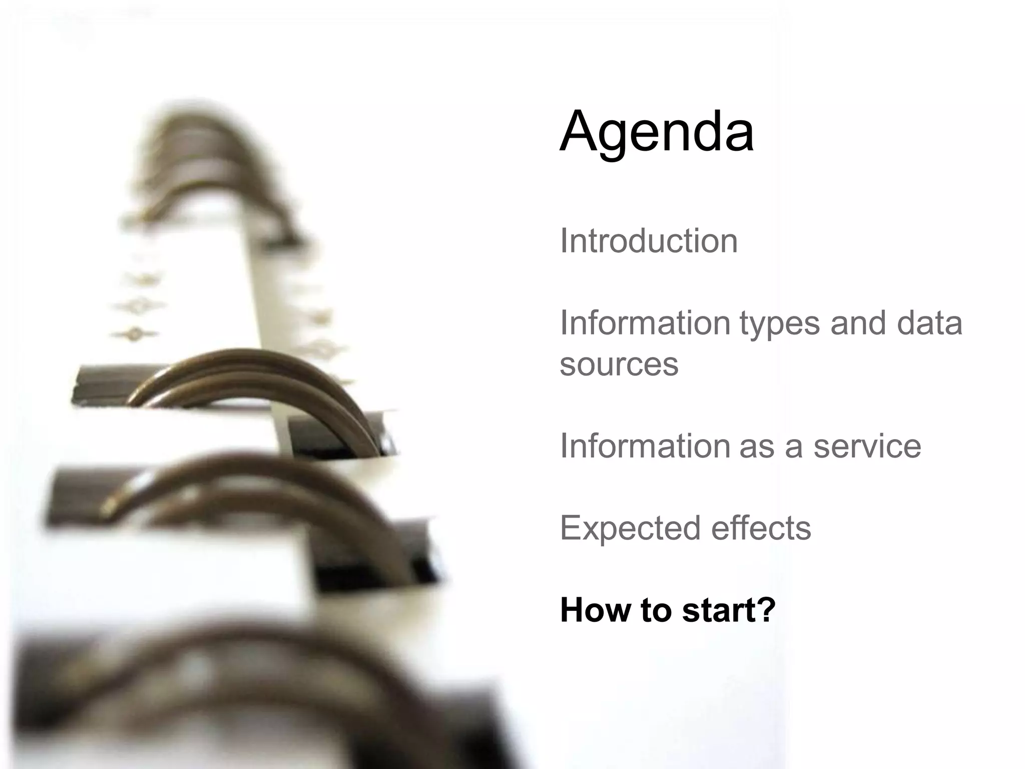 Information As A Service – The Key To The Correct Decisions At The Right Time