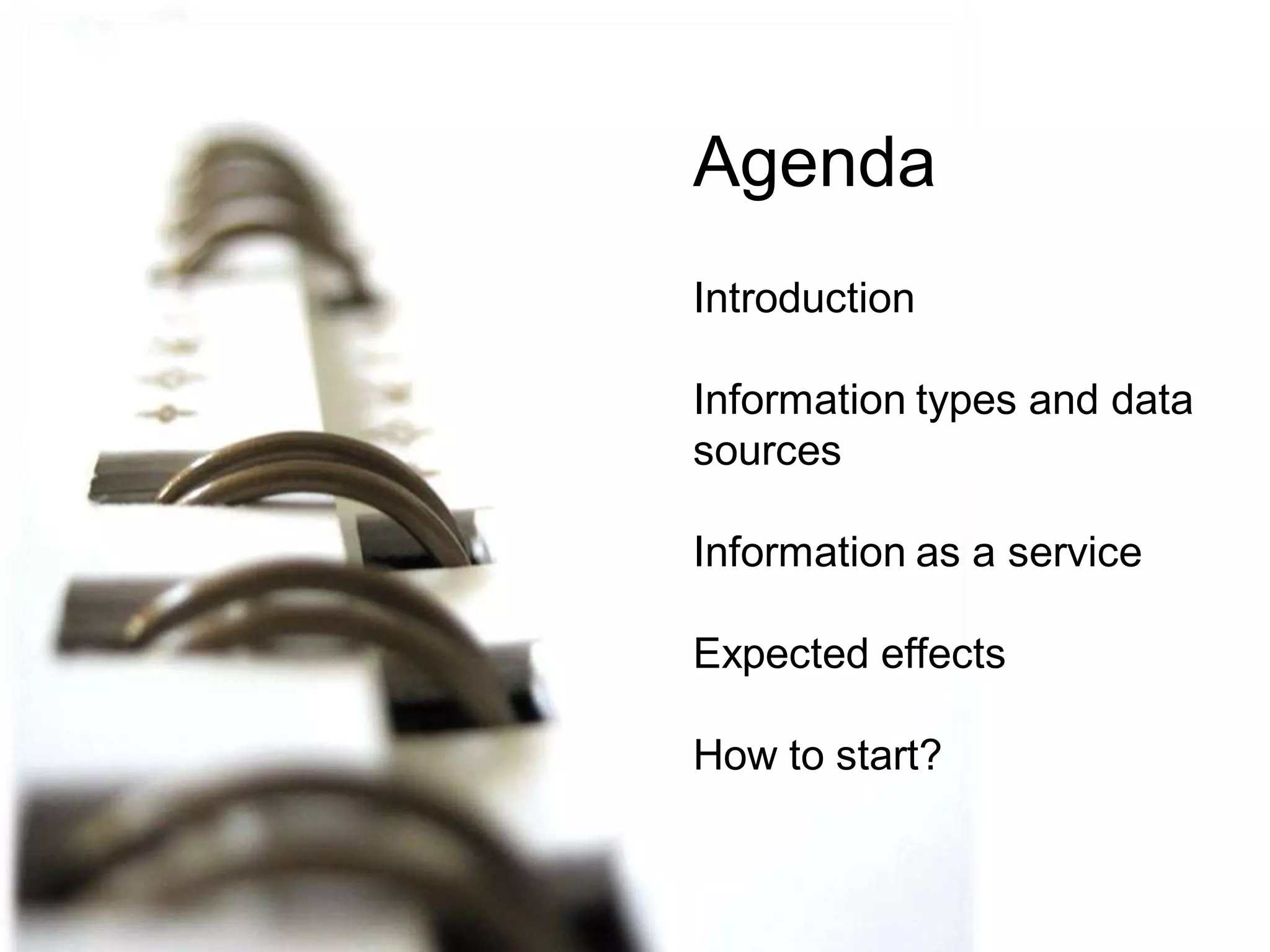 Information As A Service – The Key To The Correct Decisions At The Right Time