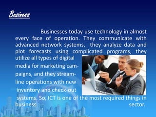 Information communication technology | PPTX