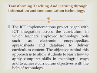 ICT in Education | PPT
