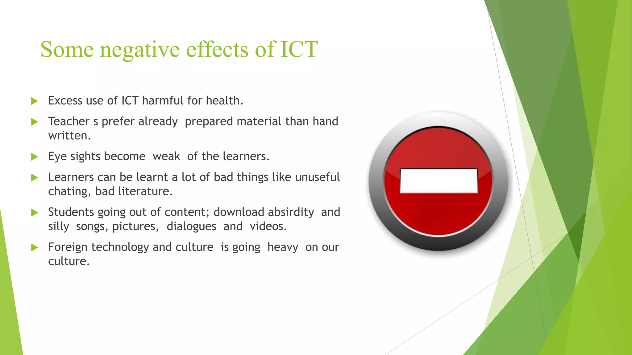 Information communication & technology skills PPTX Education