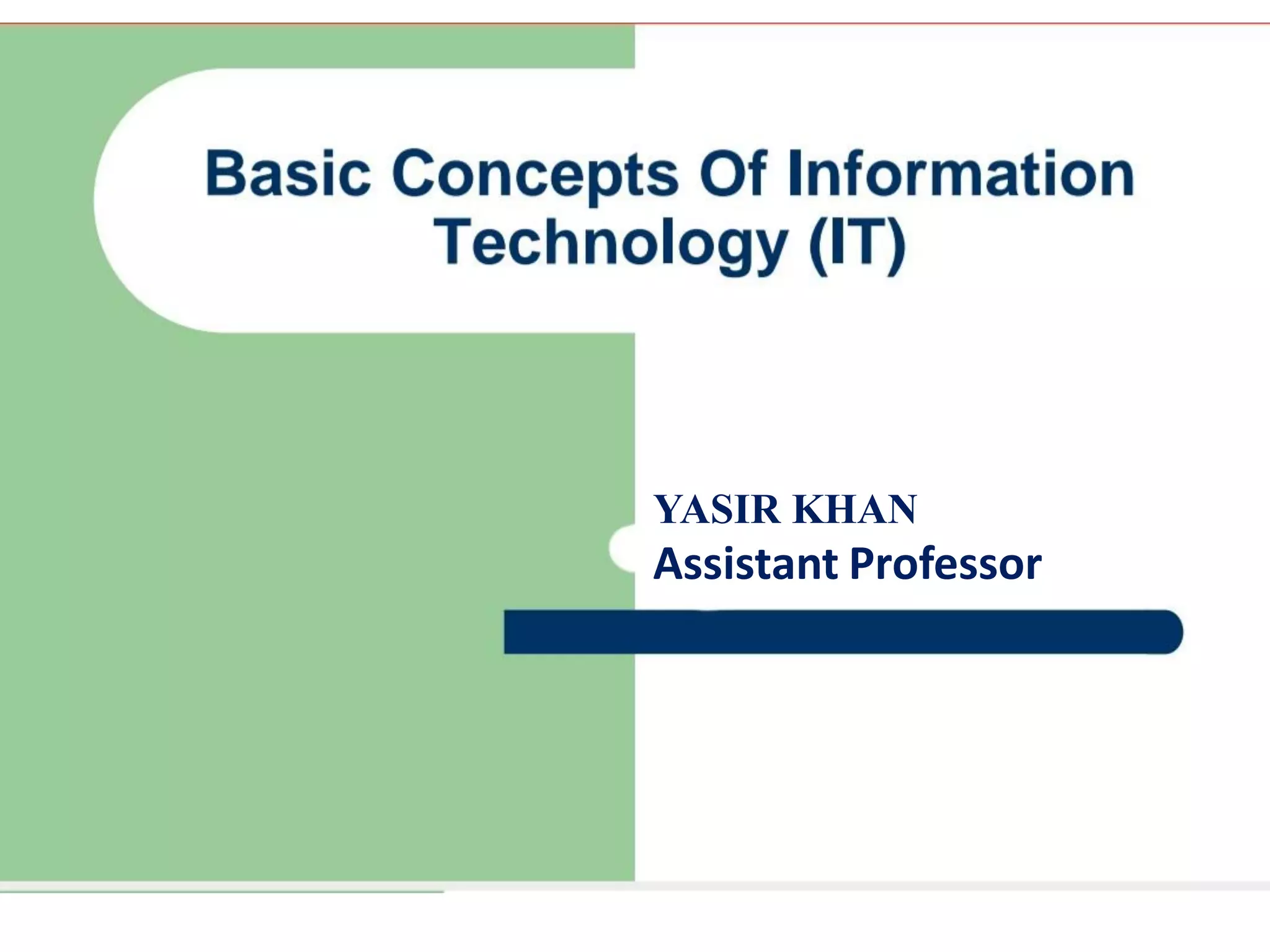 Information Concept and Computer Appreciation | PDF
