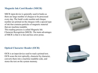 Magnetic Ink Card Reader Computer Information Concept and Computer Appreciation | PDF