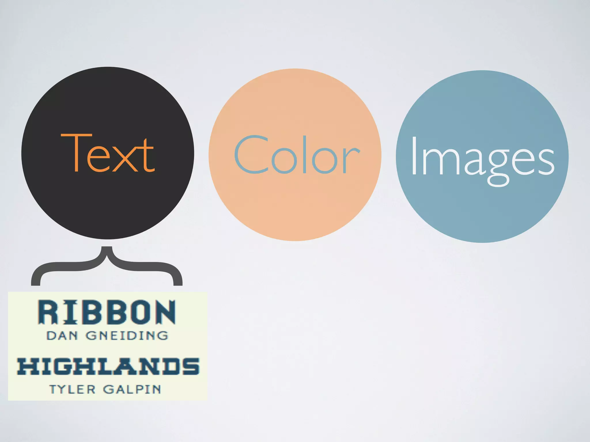 Text

Color Images

{

 