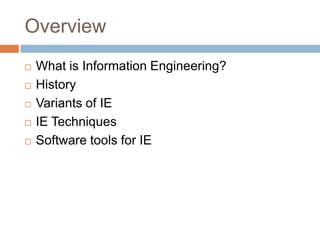 Information Engineering PPT | PPTX