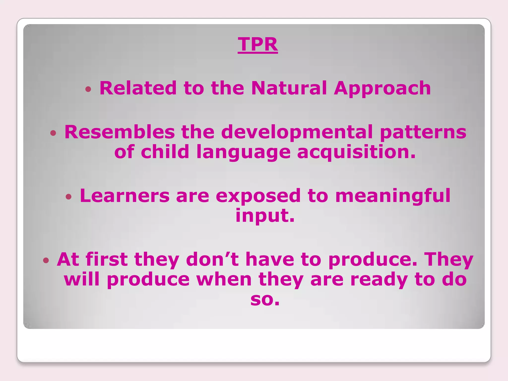 Information gap and tpr (total physical response) activites. PowerPoint ...
