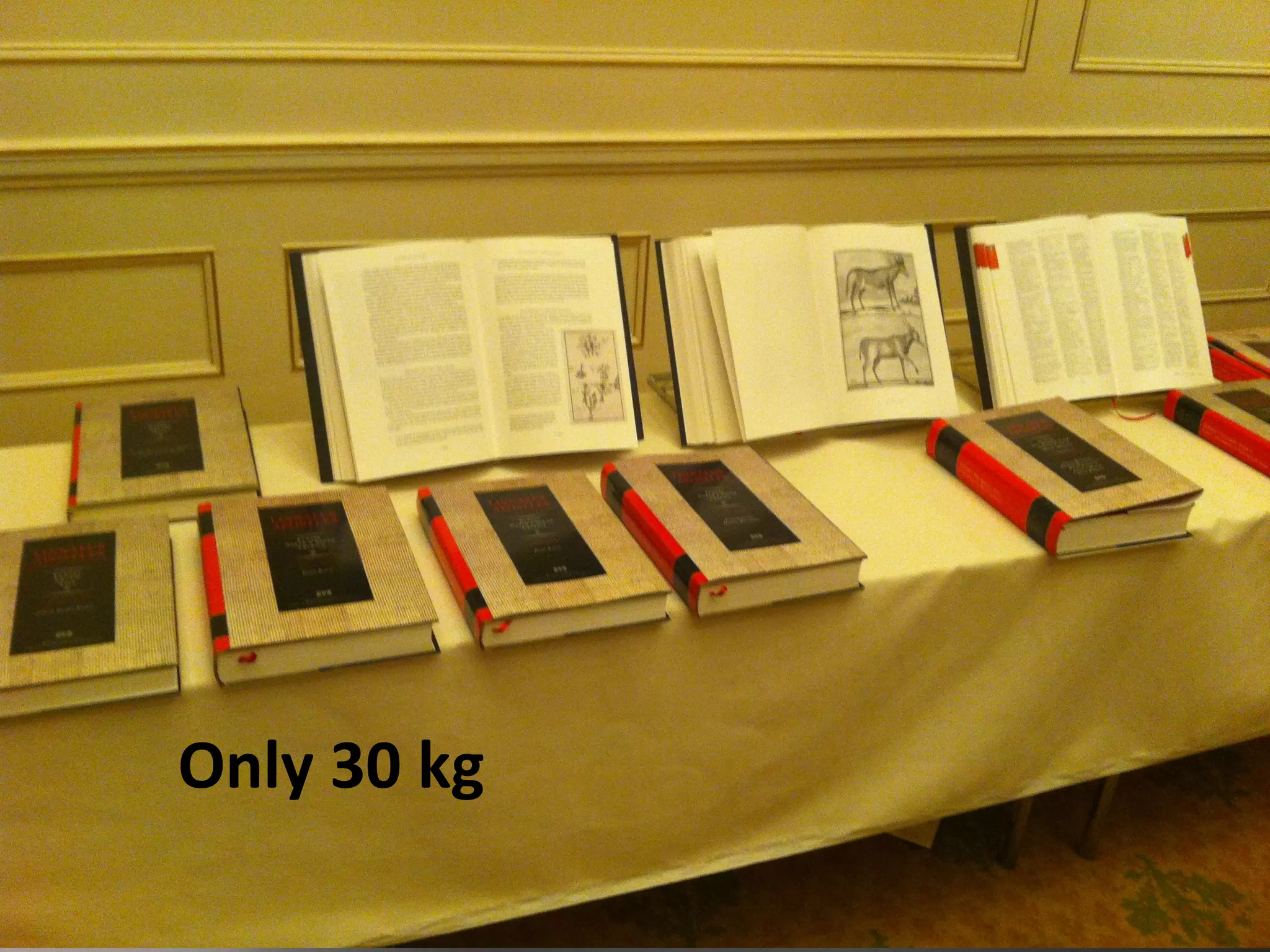 Only 30 kg
 