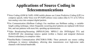 Comprehensive Lecture on Source Coding in Information Theory and Coding ...