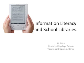 Information Literacy and School Libraries | PDF