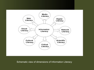 Schematic view of dimensions of Information Literacy  