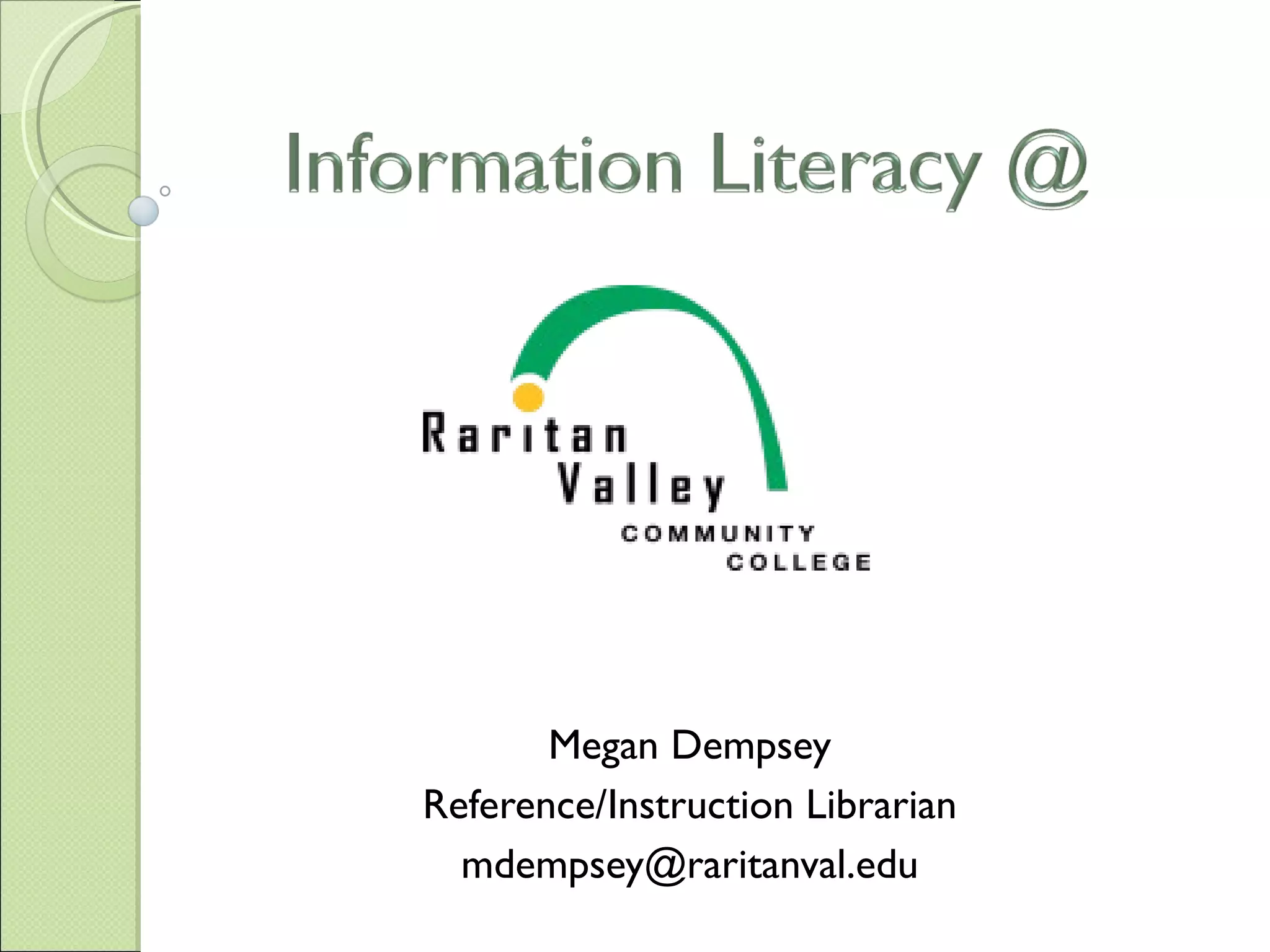 Raritan Valley Community College Course Catalog 91 - e2r850s