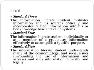 Information literacy skill | PPTX