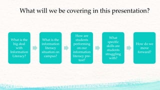 Information literacy skills and college students | PPTX