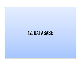 12. DATABASE
 