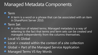 Chris Geier: Information Management in SharePoint 2010