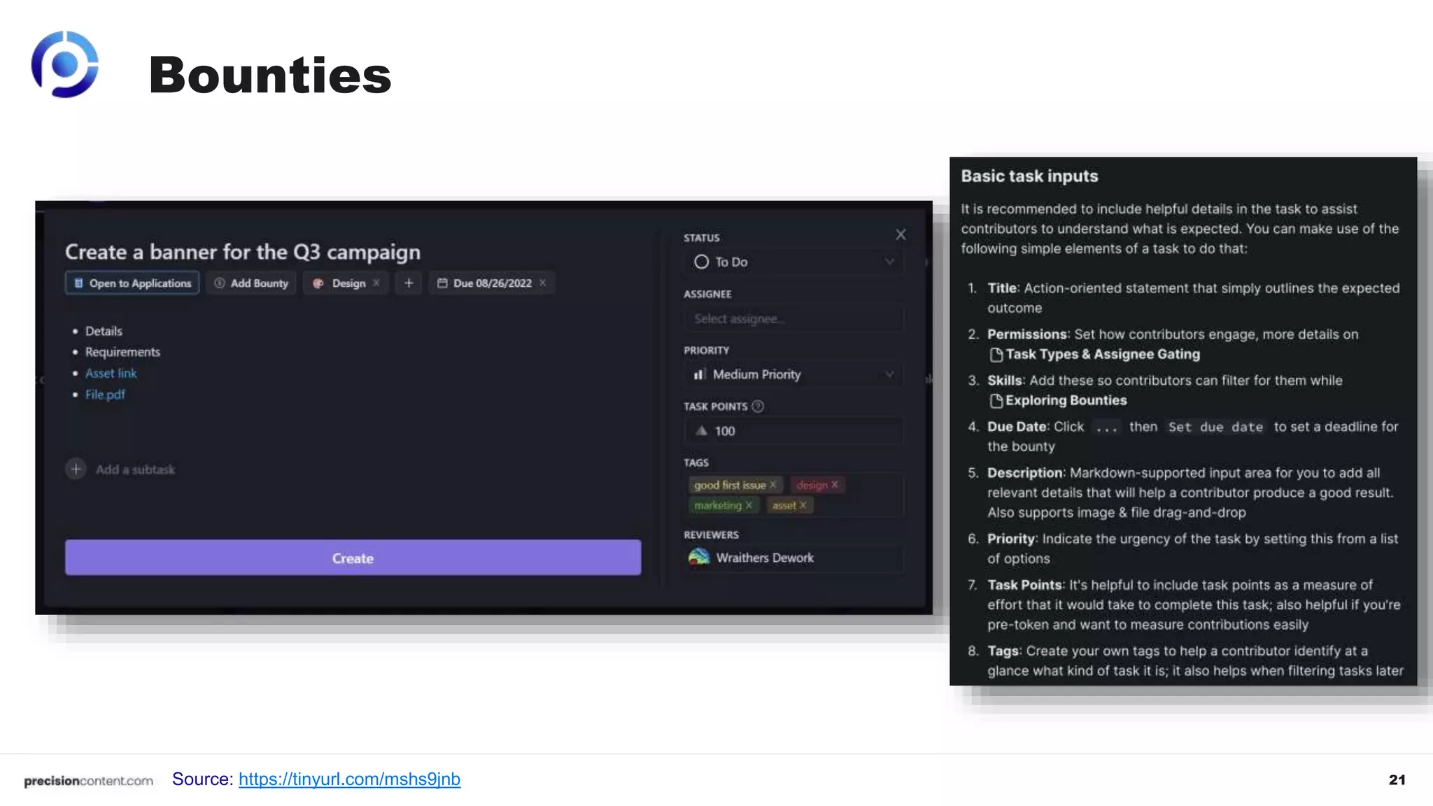 21
Bounties
Source: https://tinyurl.com/mshs9jnb
 