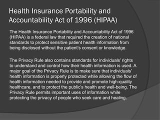Hipaa Portability Rights Information of Law and Clinical Governances in Health care 12.9.23.pptx
