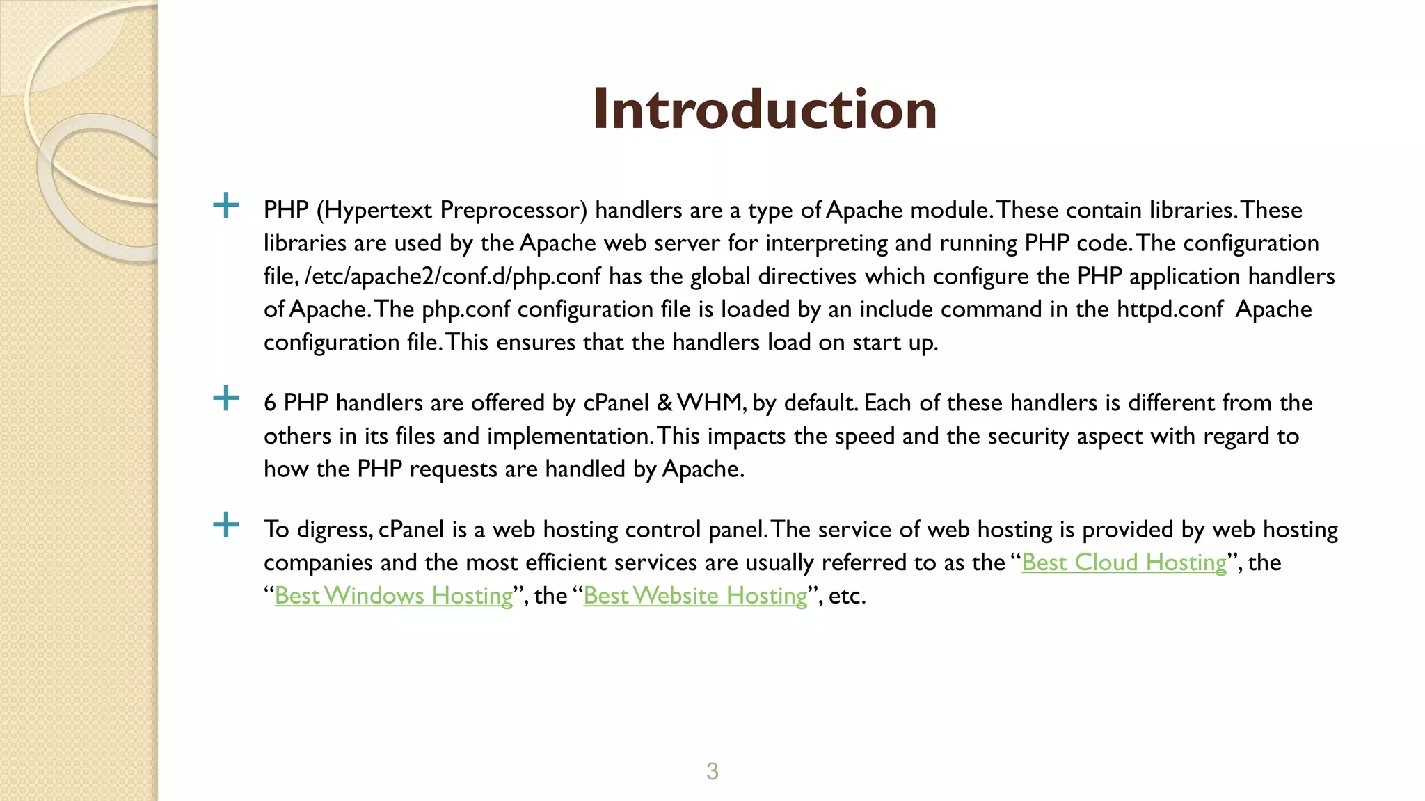 Information On PHP Handlers PPT Information on php handlers ppt