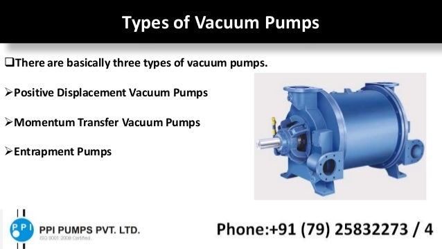 Information On Vacuum Pumps From PPI Pumps Pvt Ltd 