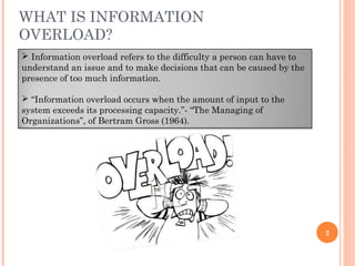 Information Overload: Definition, Causes, and how to Avoid it