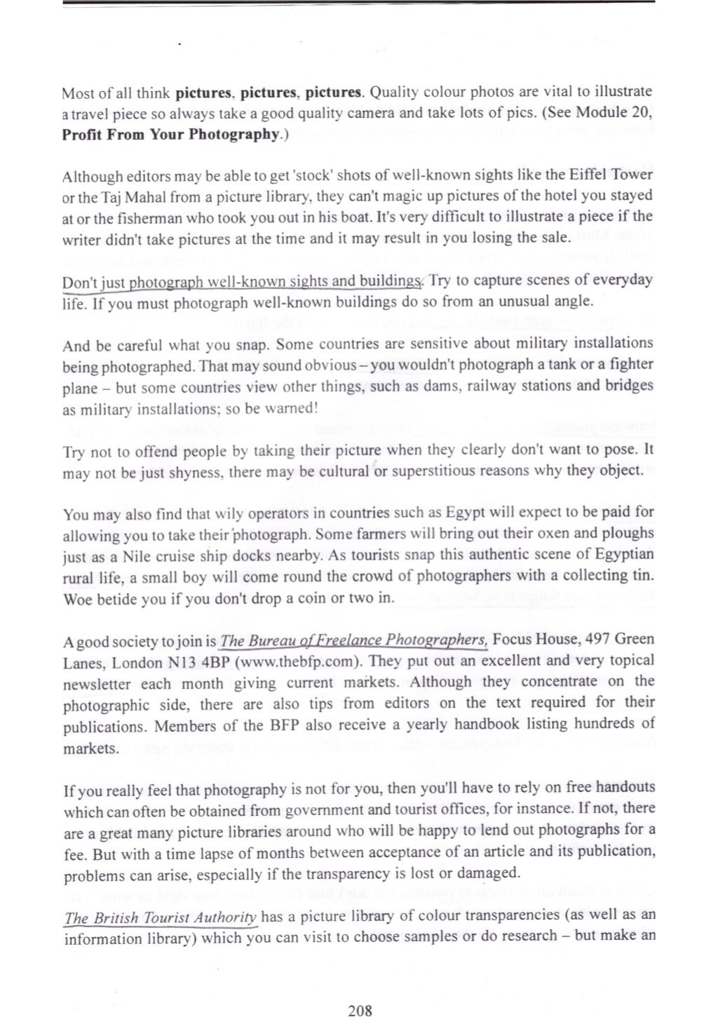 Types of package tour picture