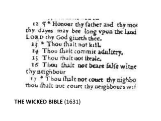 The Wicked Bible (1631)