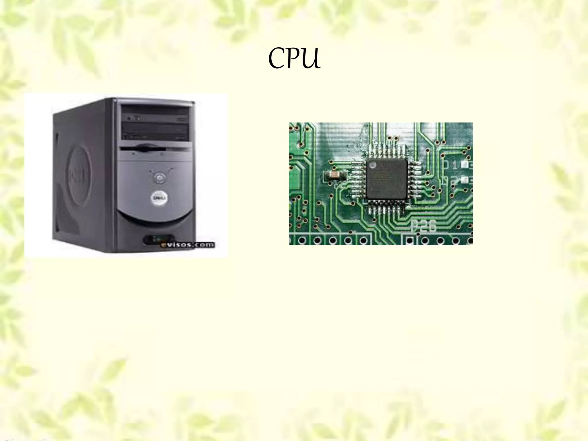 CPU
 