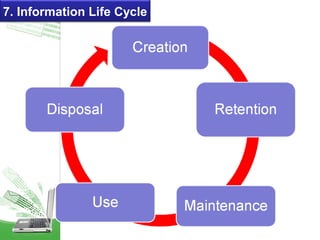 7. Information Life Cycle
 
