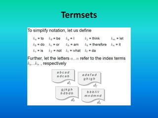 Information retrieval 12 modern ir and set based models | PPTX