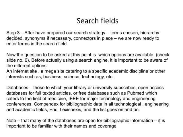 Information retrieval guide | PPT