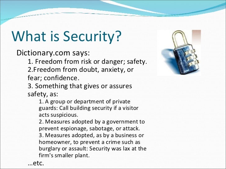 Information security