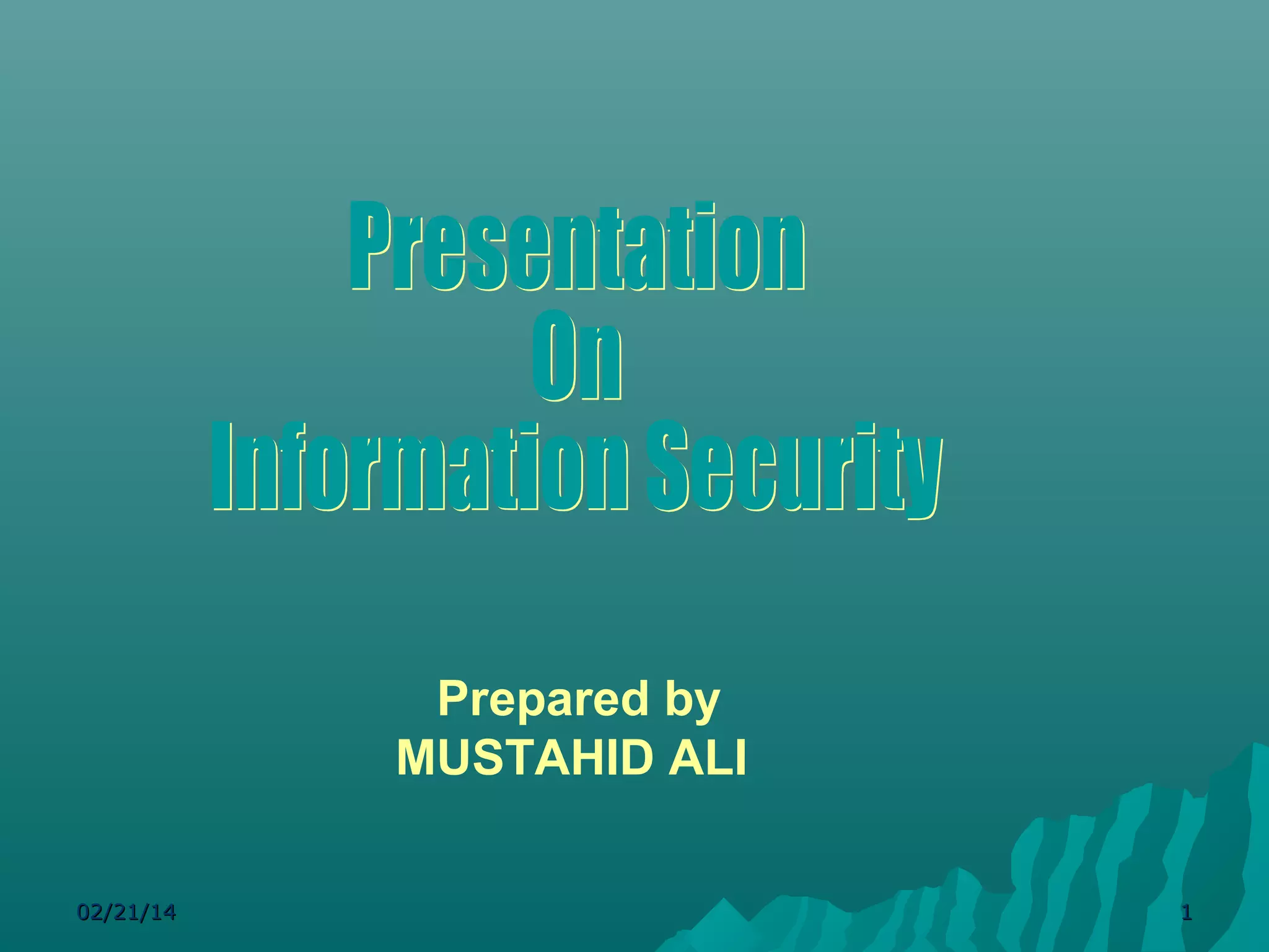 Information security | PPT