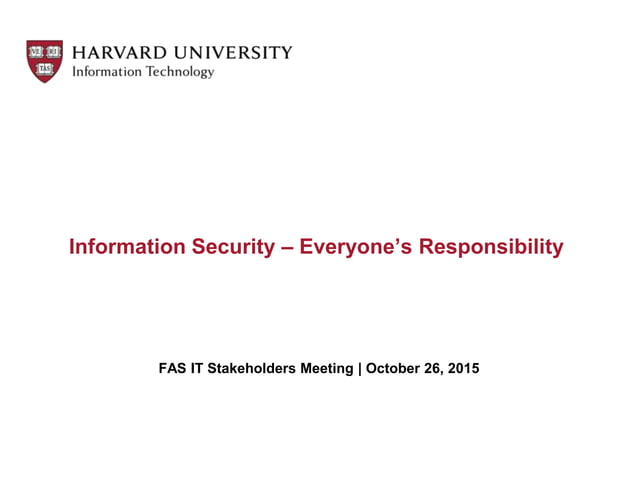 Information security | PPT