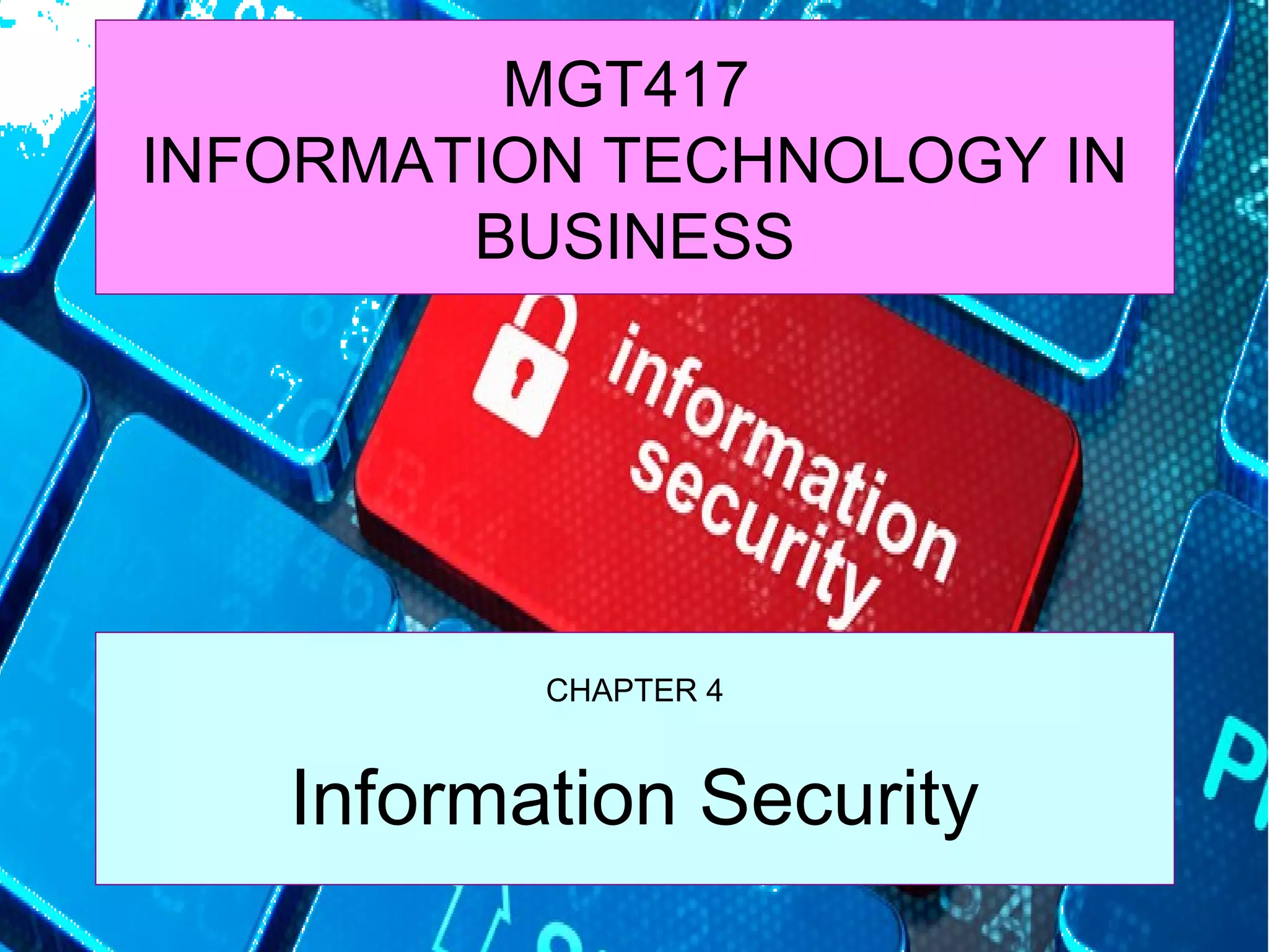 Information security | PPT