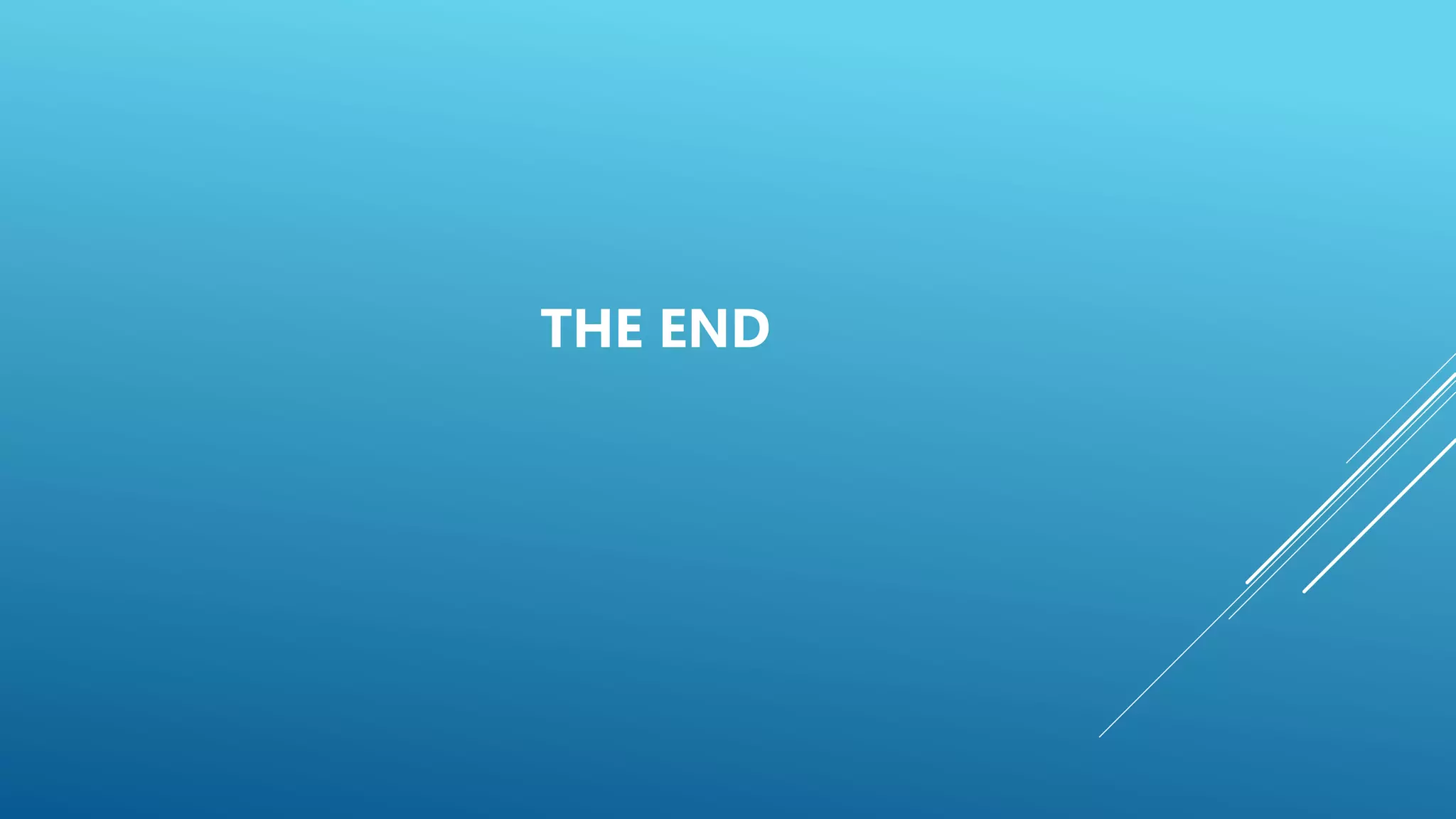 THE END
 