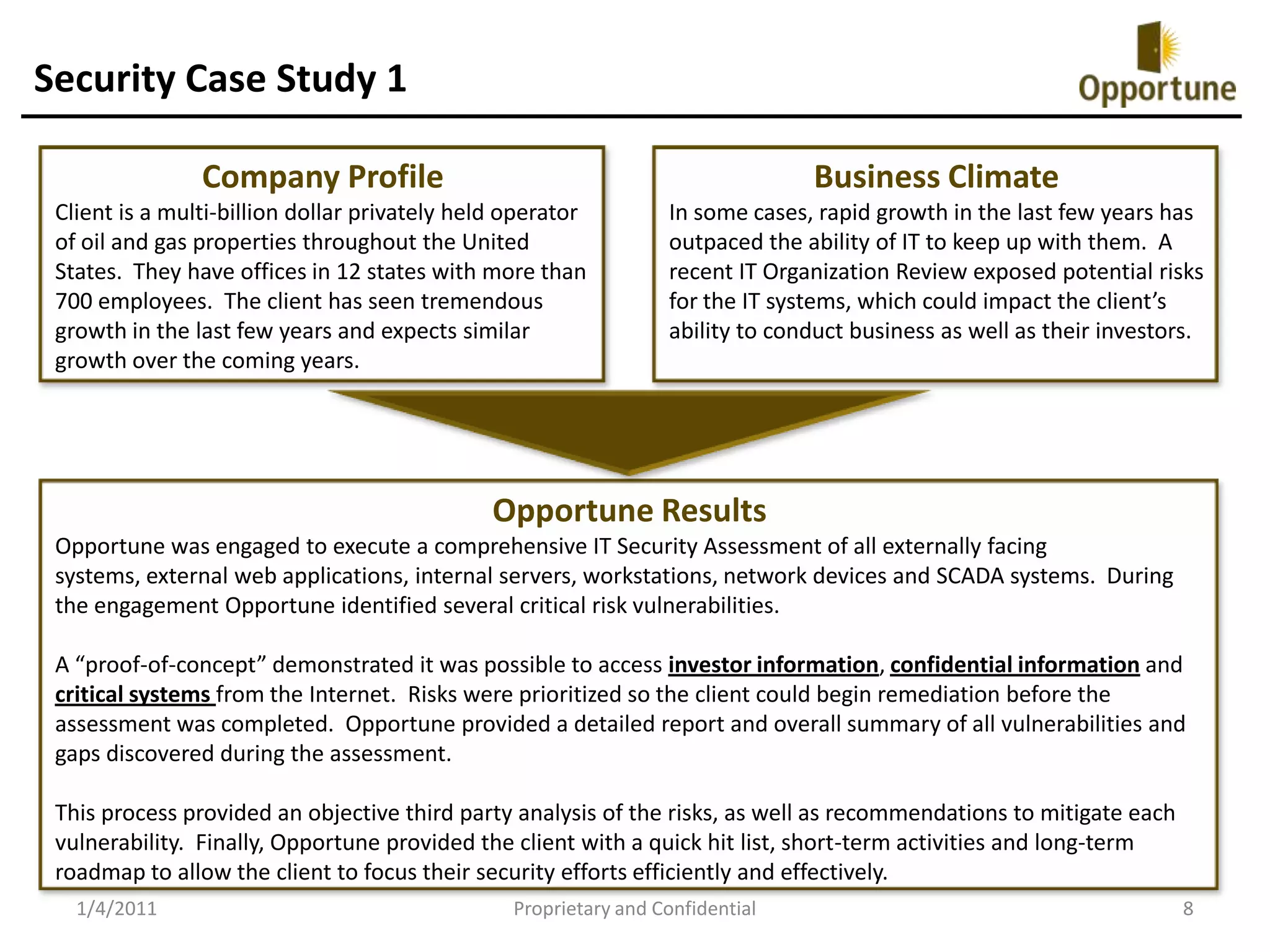 Operational assets were tampered with?
