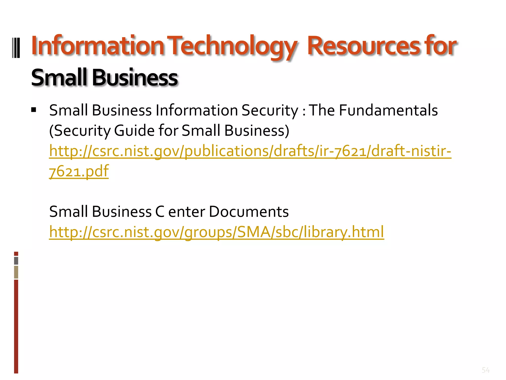 The components of Information Security24