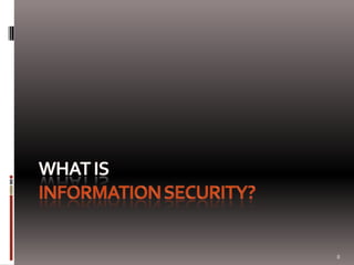 Agenda  (Continued)Information Security for Small Business4