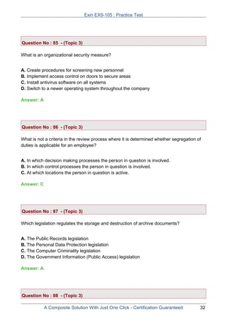 Information security foundation based on iso iec 27002 | PDF