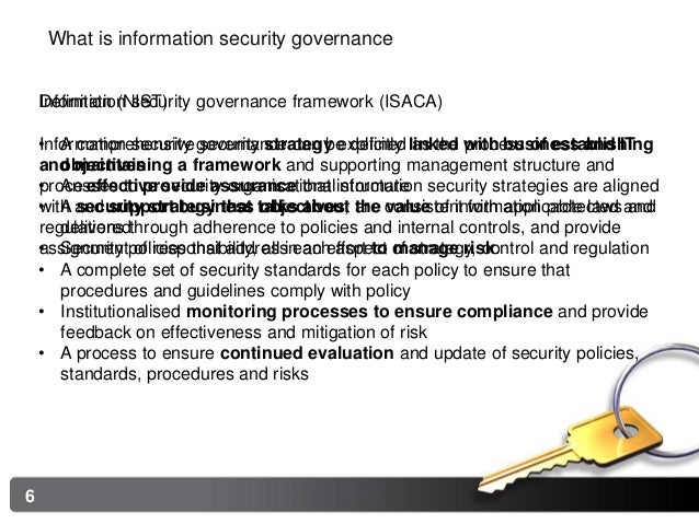Information Security Governance