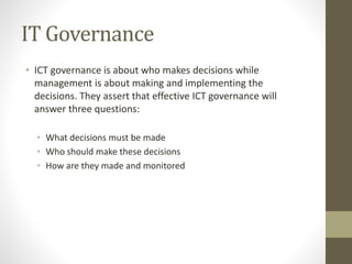 Information Security Governance and Strategy 